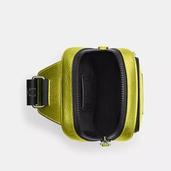 🥰 Coach track pack 14 Metallic Citrine - Picture 6 of 6